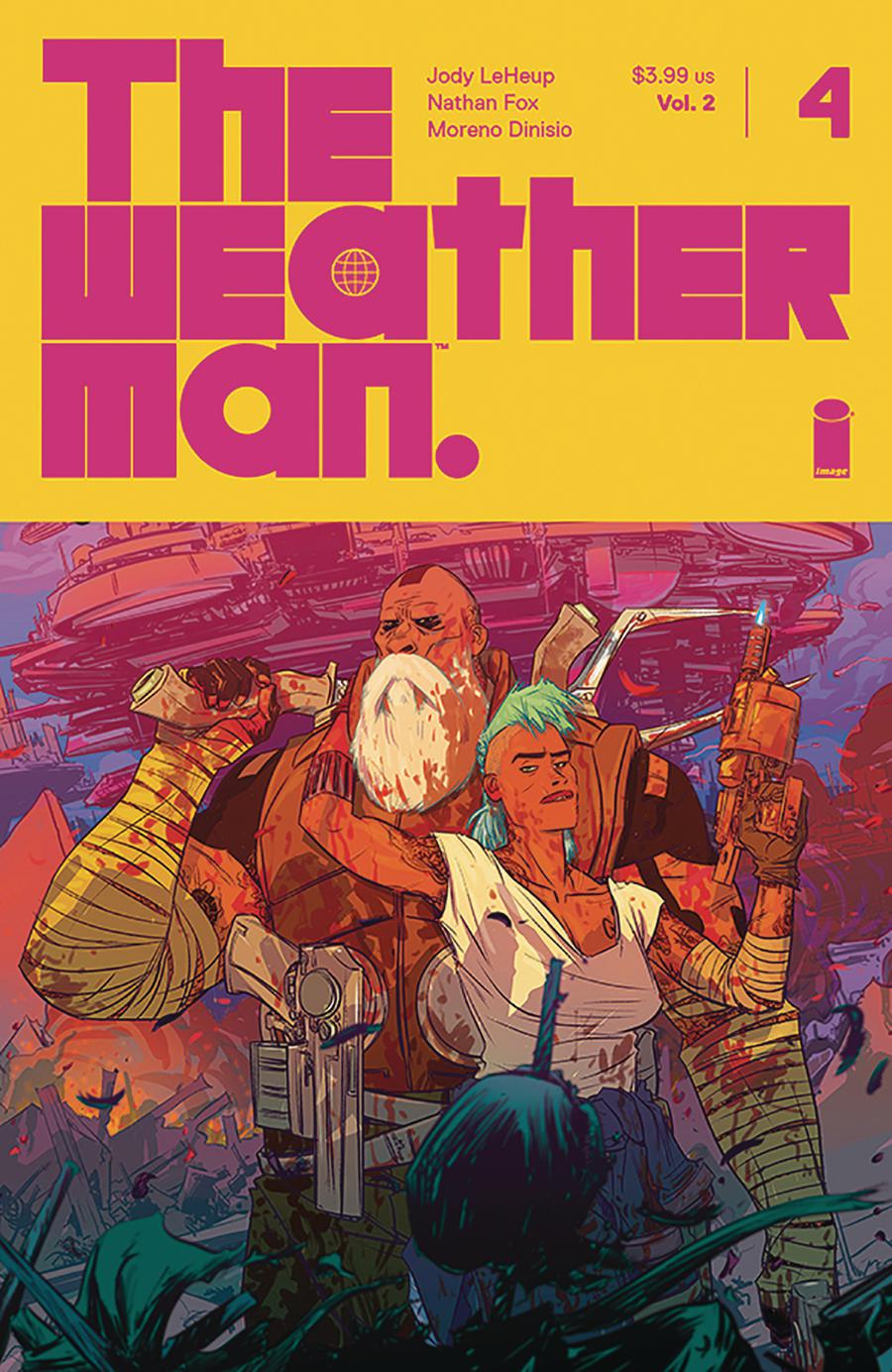 Weatherman Vol 2 #4 Cover A Regular Nathan Fox Cover