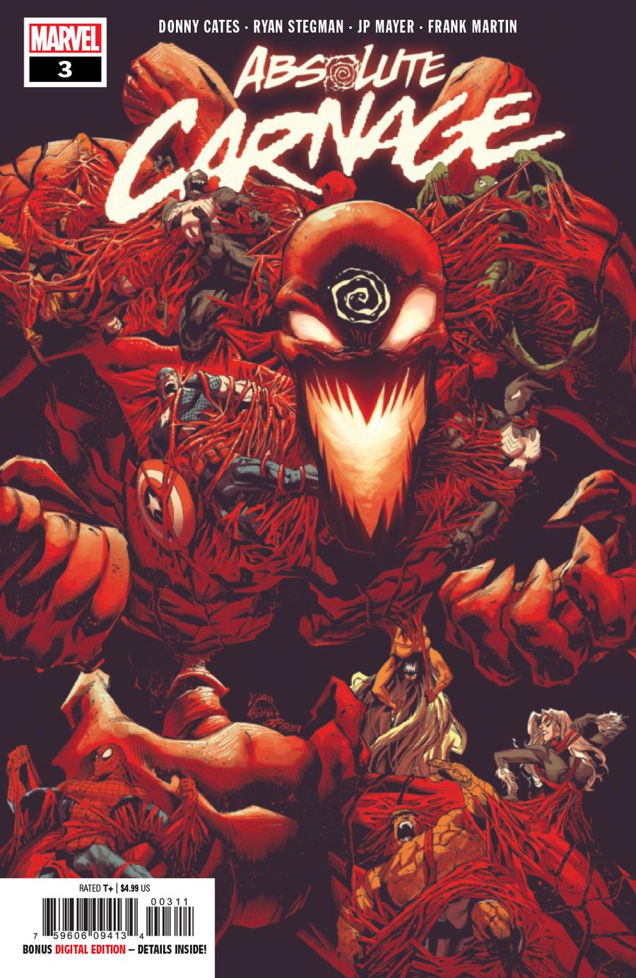 Absolute Carnage #3 Cover A 1st Ptg Regular Ryan Stegman Cover