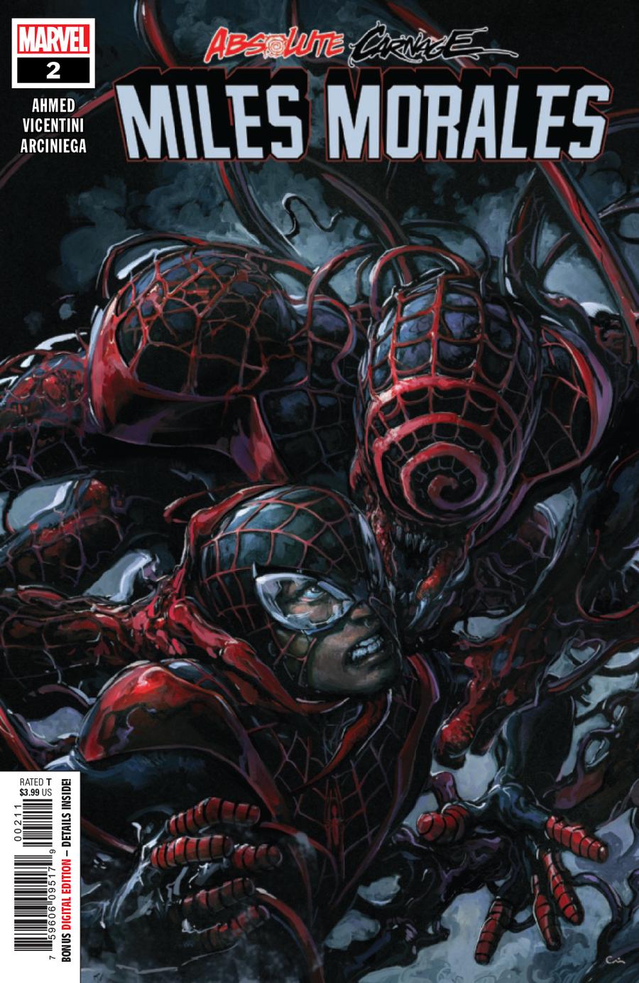 Absolute Carnage Miles Morales #2 Cover A Regular Clayton Crain Cover