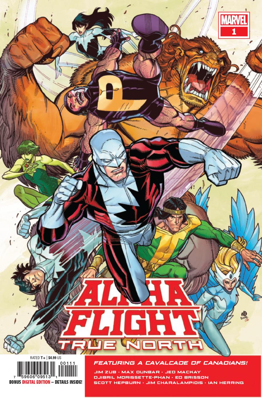 Alpha Flight True North #1 Cover A Regular Nick Bradshaw Cover