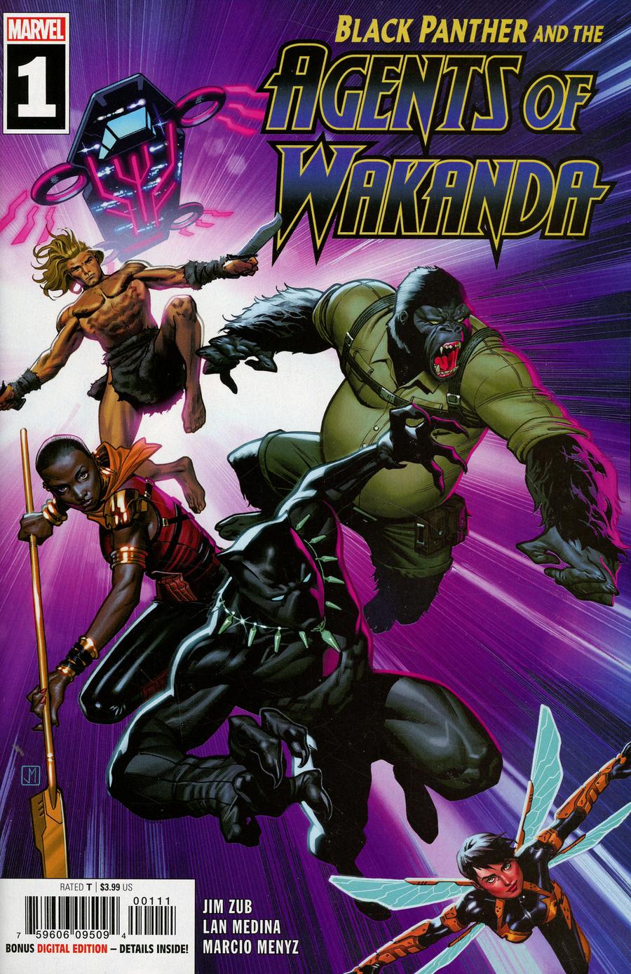 Black Panther And The Agents Of Wakanda #1 Cover A Regular Jorge Molina Cover