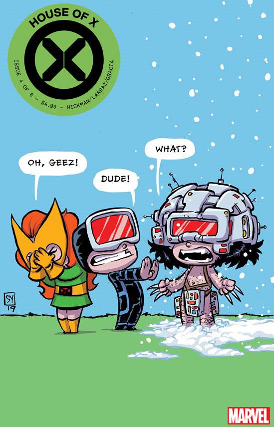 House Of X #4 Cover F Variant Skottie Young Cover