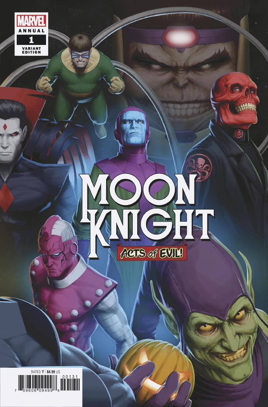 Moon Knight Vol 8 Annual #1 Cover C Variant John Tyler Christopher Connecting Cover (Acts Of Evil Tie-In)