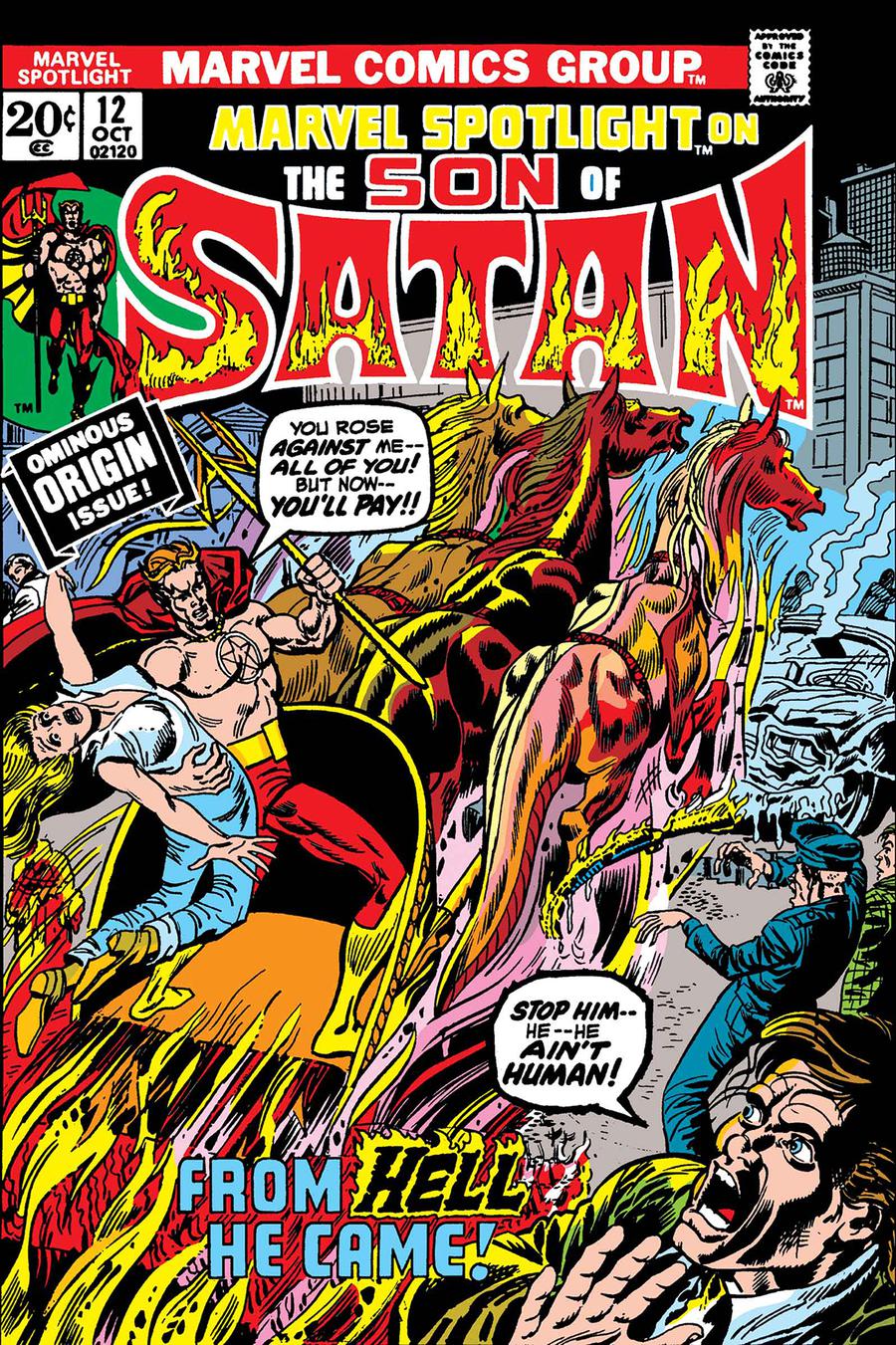 Son Of Satan Marvel Spotlight #12 Facsimile Edition