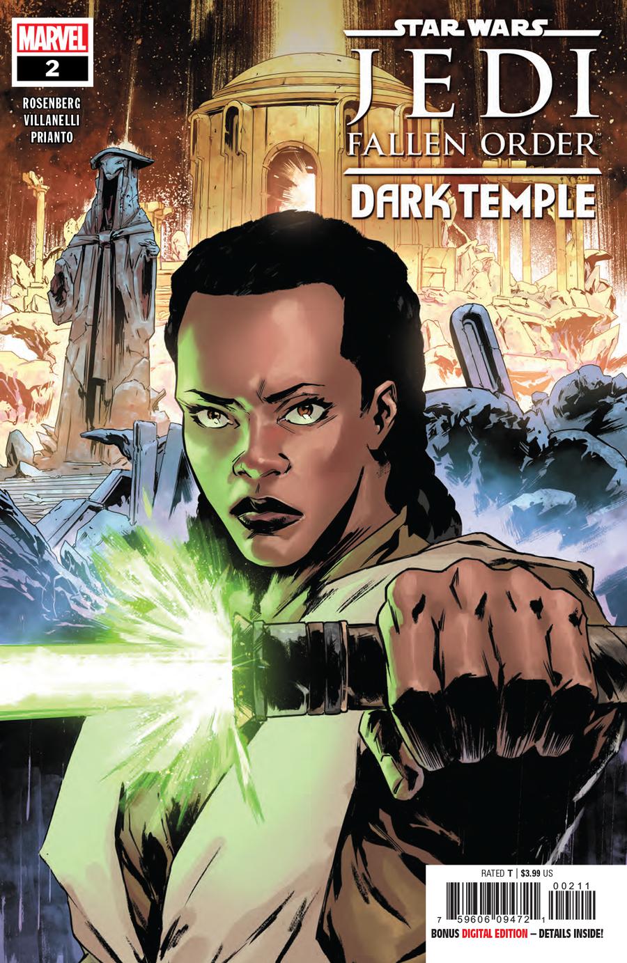 Star Wars Jedi Fallen Order Dark Temple #2 Cover A Regular Paolo Villanelli Cover