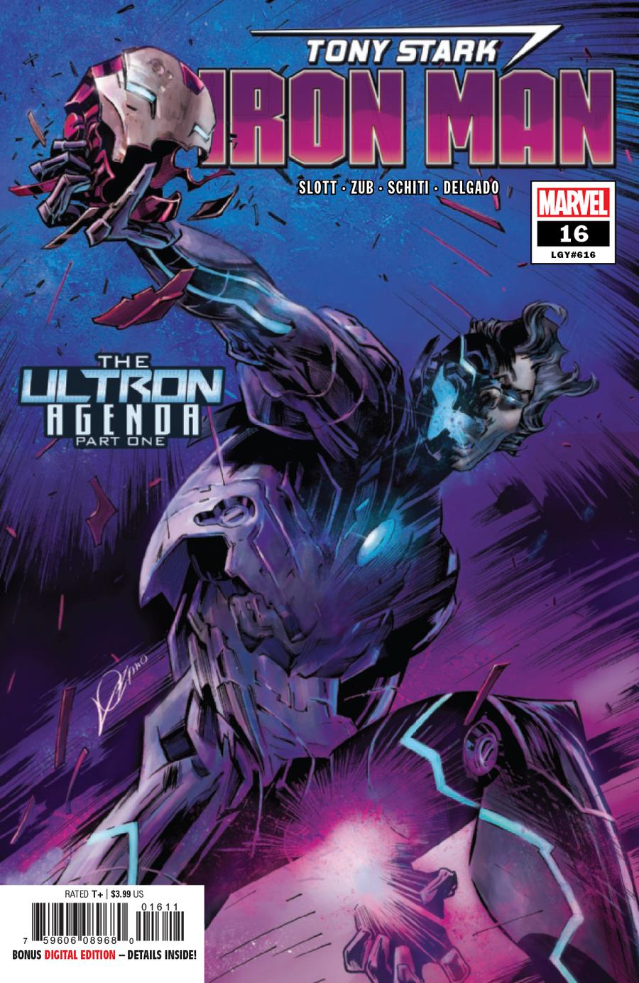 Tony Stark Iron Man #16 Cover A Regular Alexander Lozano Cover