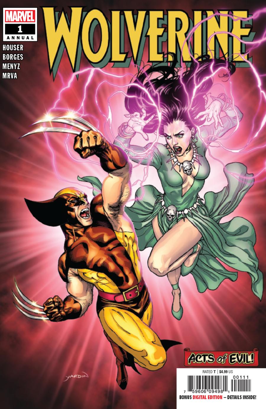 Wolverine Annual (2019) #1 Cover A Regular David Yardin Cover (Acts Of Evil Tie-In)