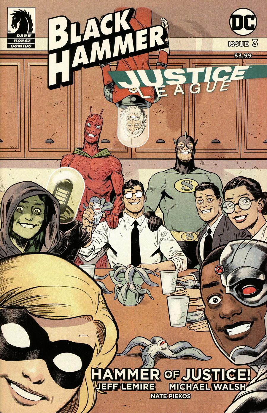 Black Hammer Justice League Hammer Of Justice #3 Cover E Variant Evan Shaner Cover