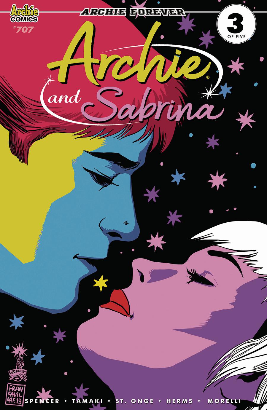 Archie Vol 2 #707 Archie And Sabrina Part 3 Cover B Variant Francesco Francavilla Cover