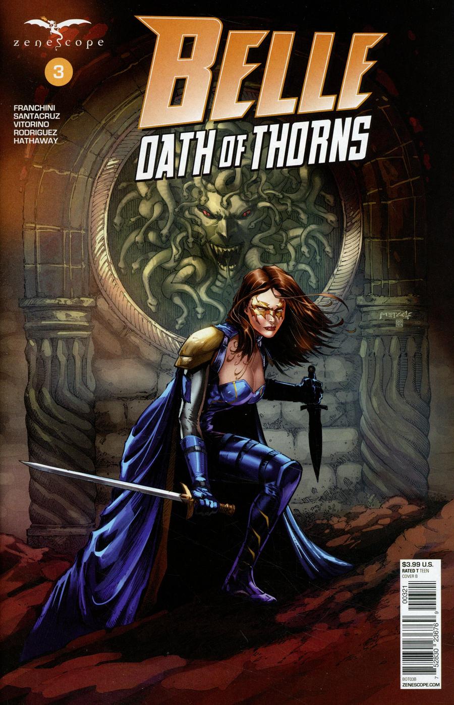 Grimm Fairy Tales Presents Belle Oath Of Thorns #3 Cover B Jason Metcalf