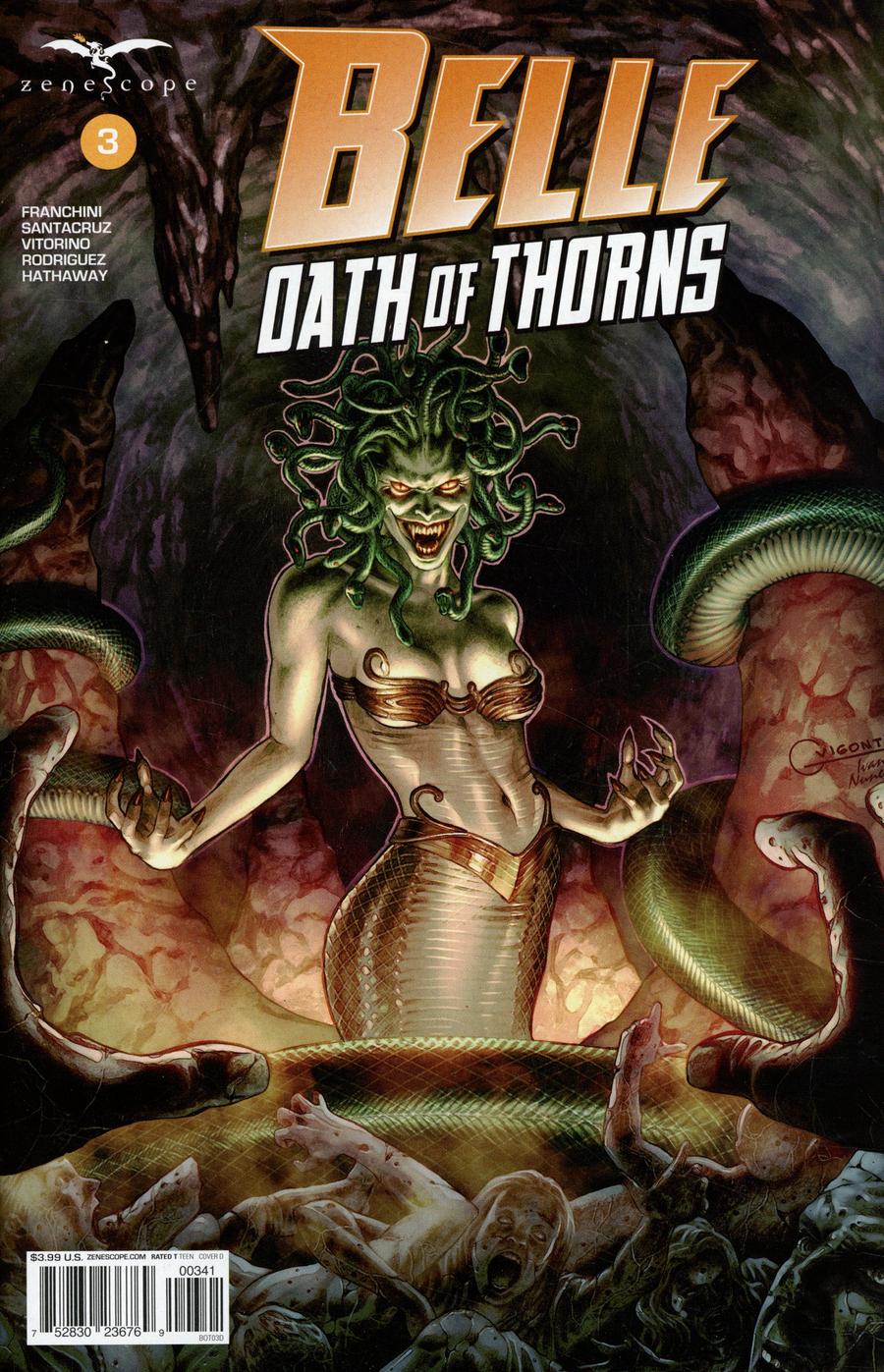 Grimm Fairy Tales Presents Belle Oath Of Thorns #3 Cover D Geebo Vigonte