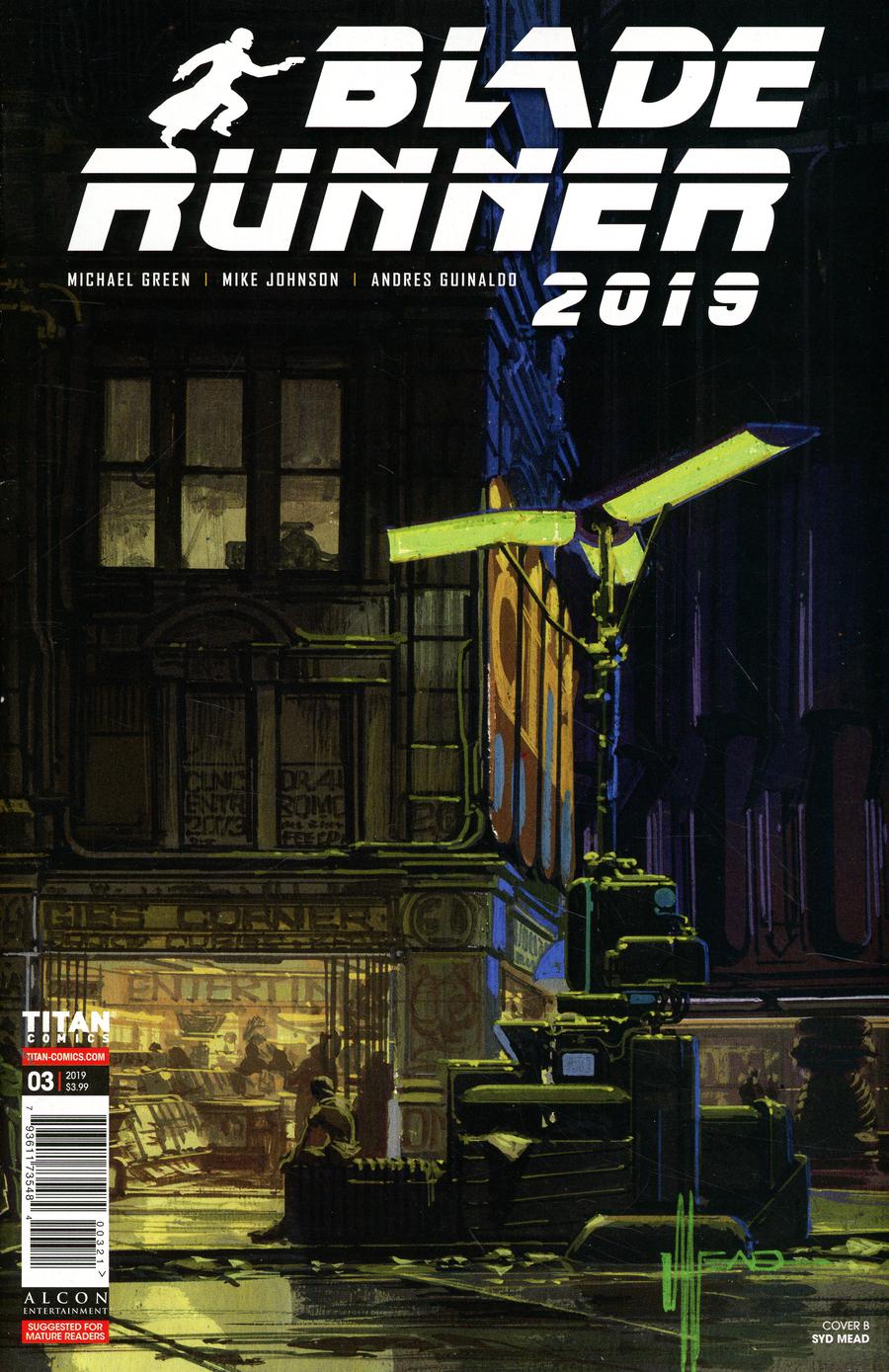 Blade Runner 2019 #3 Cover B Variant Syd Mead Cover