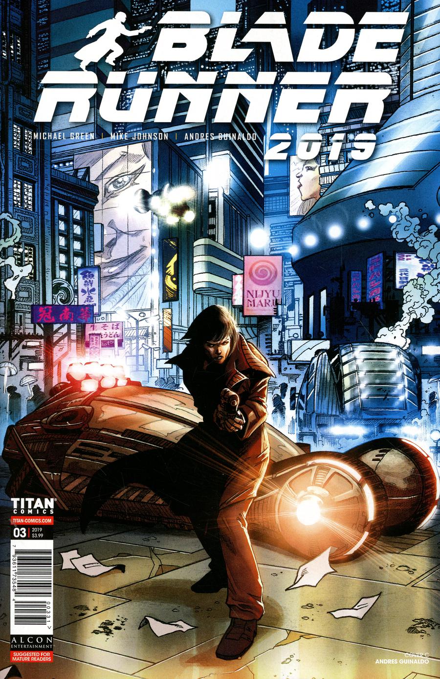 Blade Runner 2019 #3 Cover C Variant Andres Guinaldo Cover