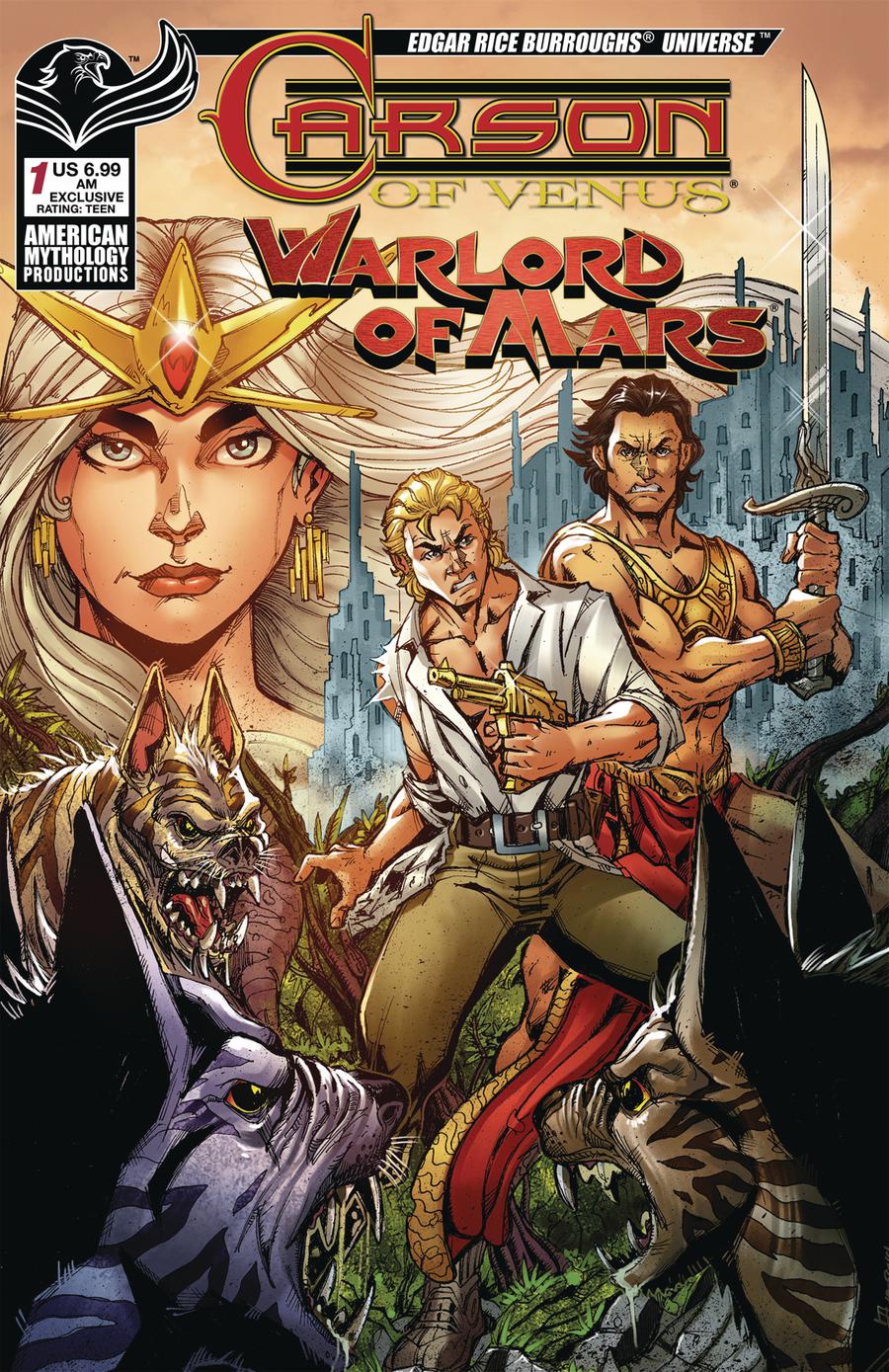 Carson Of Venus Warlord Of Mars #1 Cover D Limited Edition Calzada Variant Cover