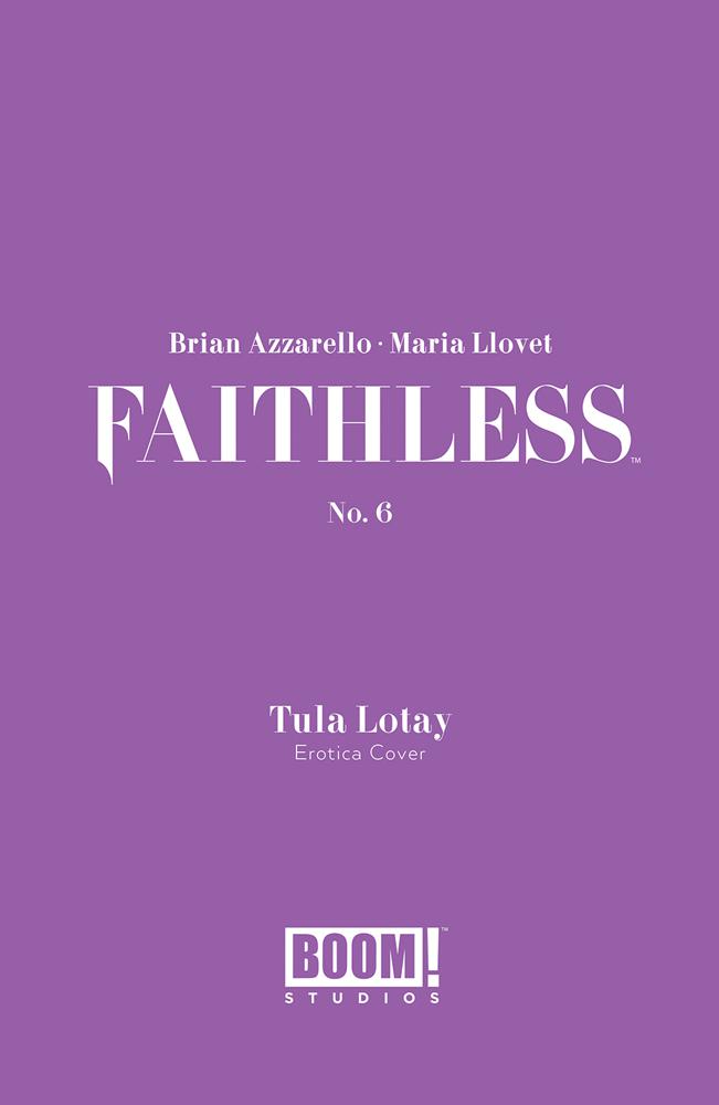 Faithless #6 Cover B Variant Tula Lotay Erotica Cover With Polybag