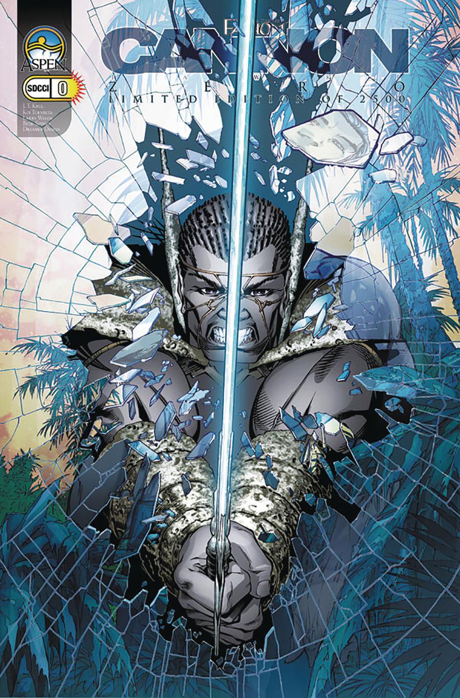 Fathom Cannon Hawke #0 Cover D SDCC 2005 Exclusive Limited Edition Koi Turnbull Variant Cover