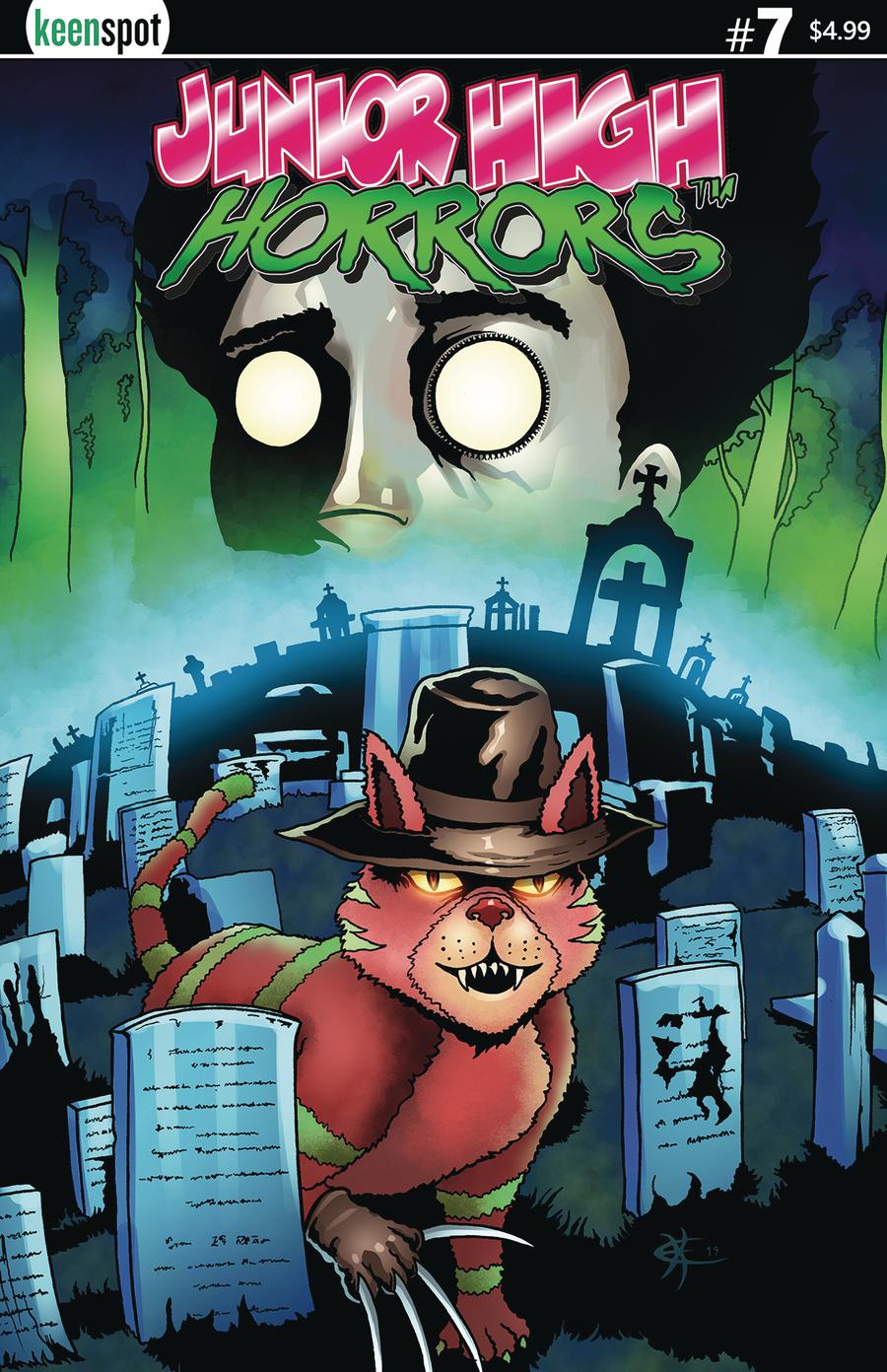 Junior High Horrors #7 Cover A Regular Pet Semetary Parody Cover