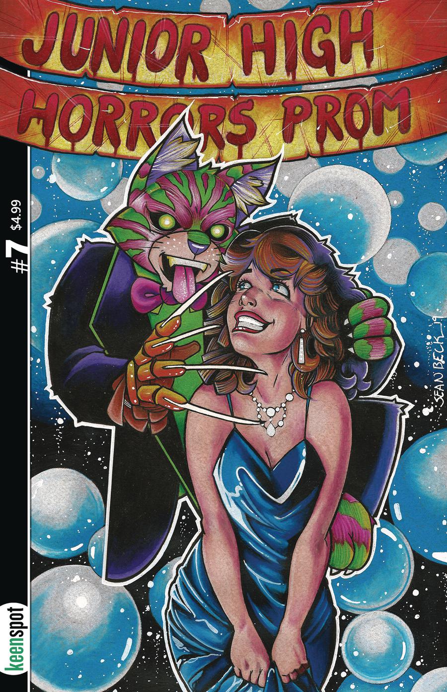 Junior High Horrors #7 Cover C Variant Nightmare On Prom Street Cover