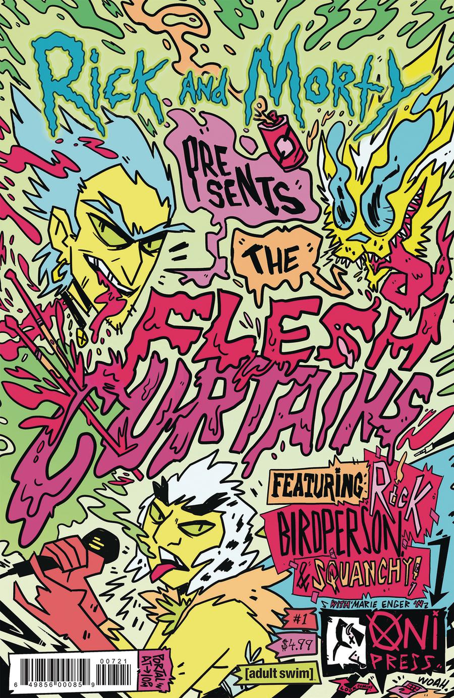 Rick And Morty Presents Flesh Curtains #1 Cover B Variant Marie Enger Cover