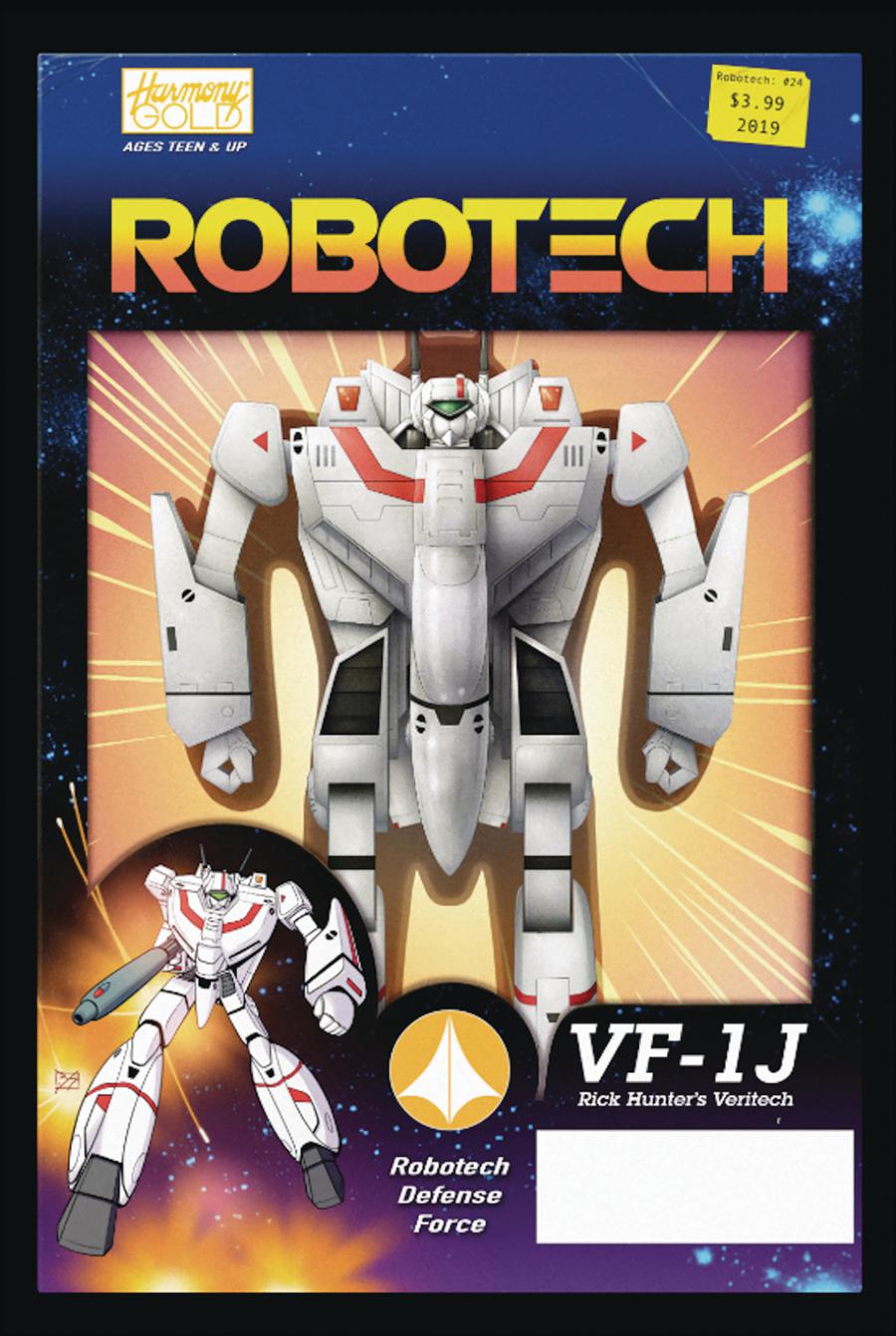 Robotech Vol 3 #24 Cover B Variant Blair Shedd Action Figure Cover