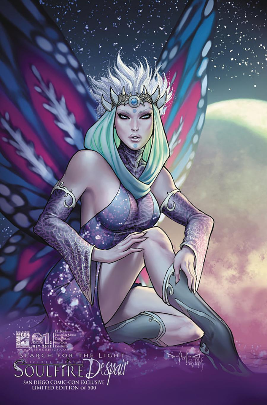 Soulfire Despair #1 Cover C SDCC 2012 Exclusive Limited Edition Pasquale Qualano Variant Cover