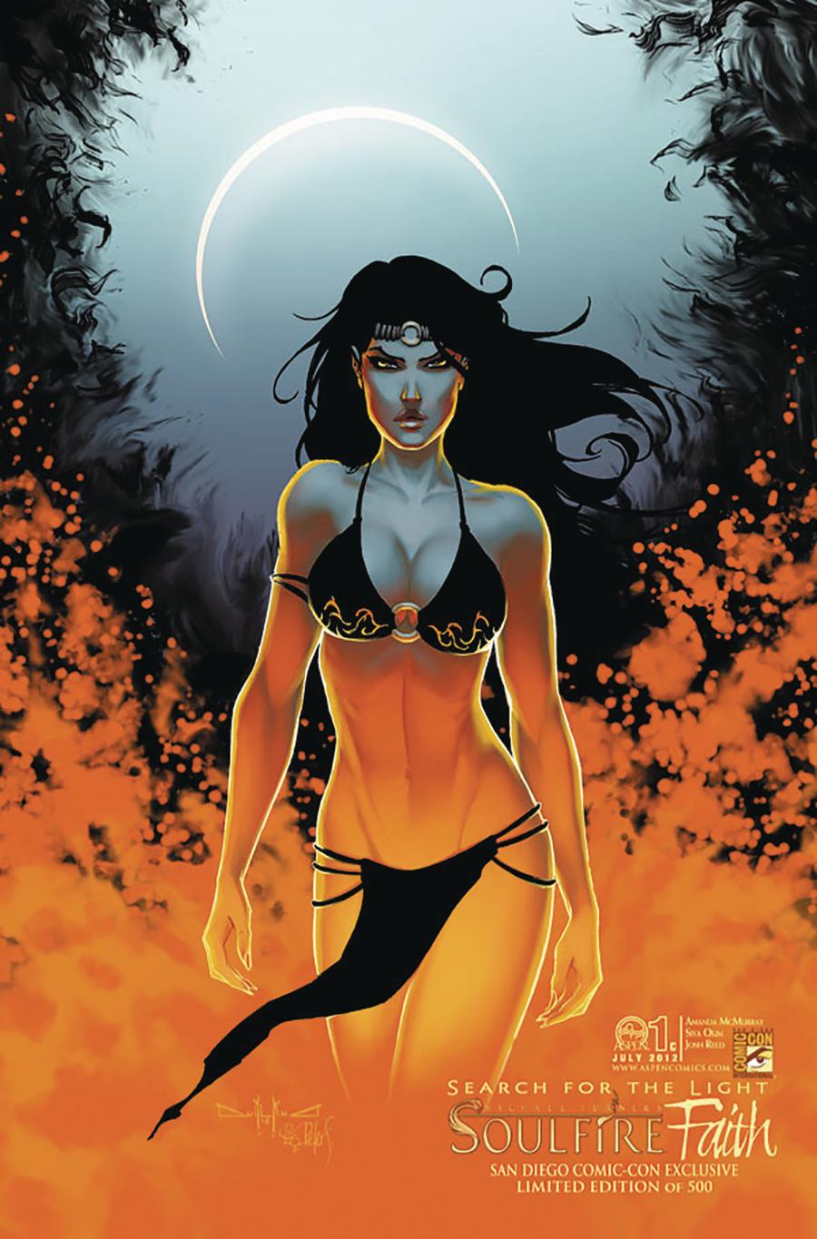 Soulfire Faith #1 Cover C SDCC 2012 Exclusive Limited Edition Pasquale Qualano Variant Cover