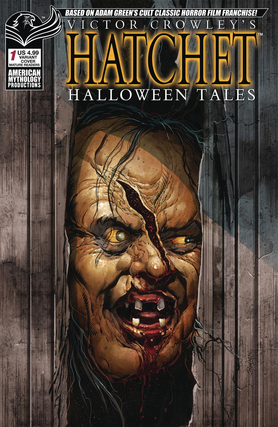 Victor Crowleys Hatchet Halloween Tales #1 Cover B Variant Rich Bonk Parody Cover