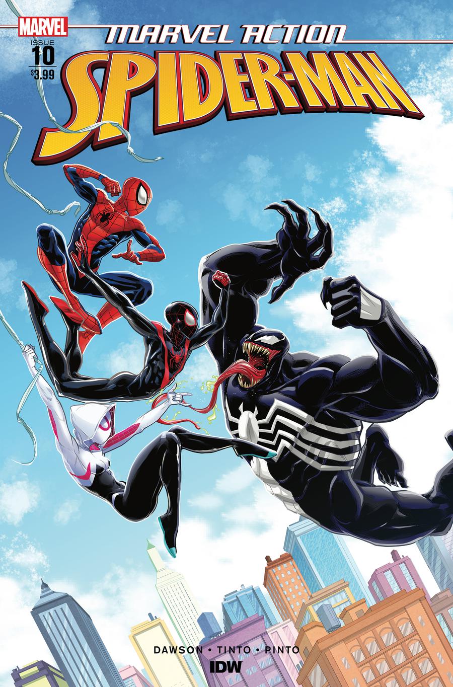 Marvel Action Spider-Man #10 Cover A Regular Davide Tinto Cover
