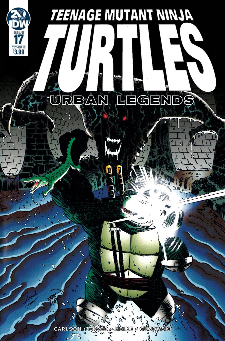 Teenage Mutant Ninja Turtles Urban Legends #17 Cover B Variant Frank Fosco & Erik Larsen Cover