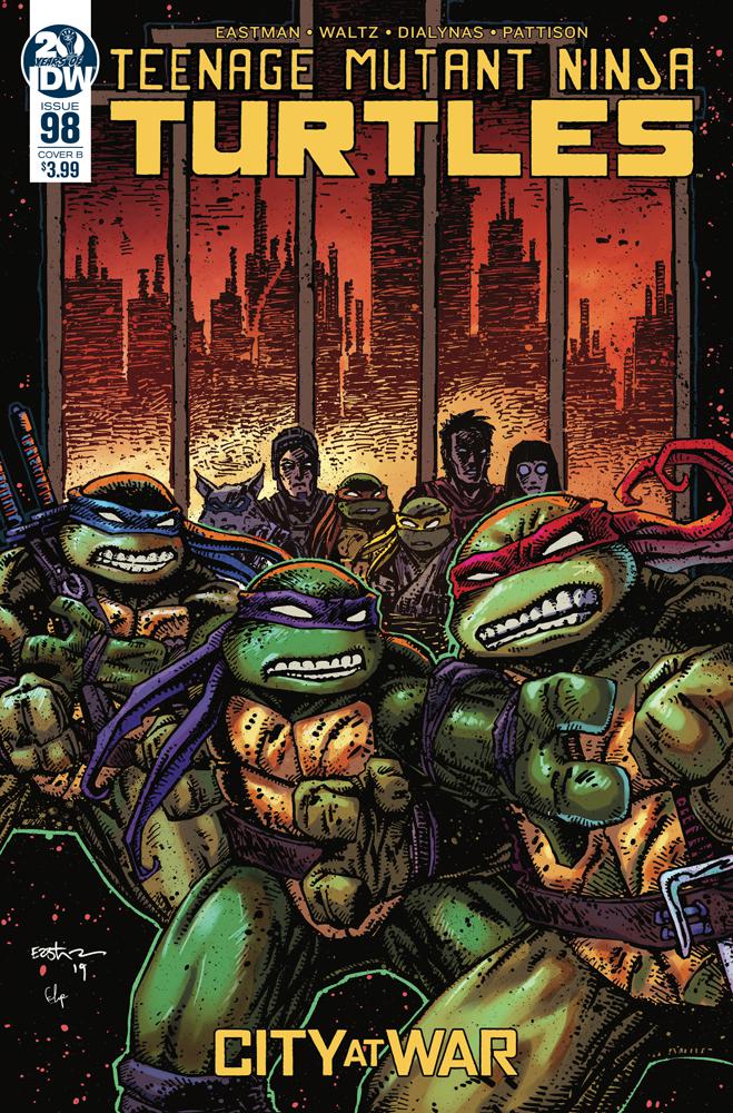 Teenage Mutant Ninja Turtles Vol 5 #98 Cover B Variant Kevin Eastman Cover