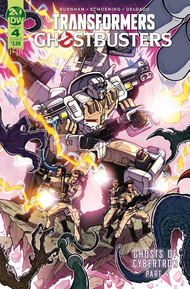 Transformers Ghostbusters #4 Cover B Variant Alex Milne Cover