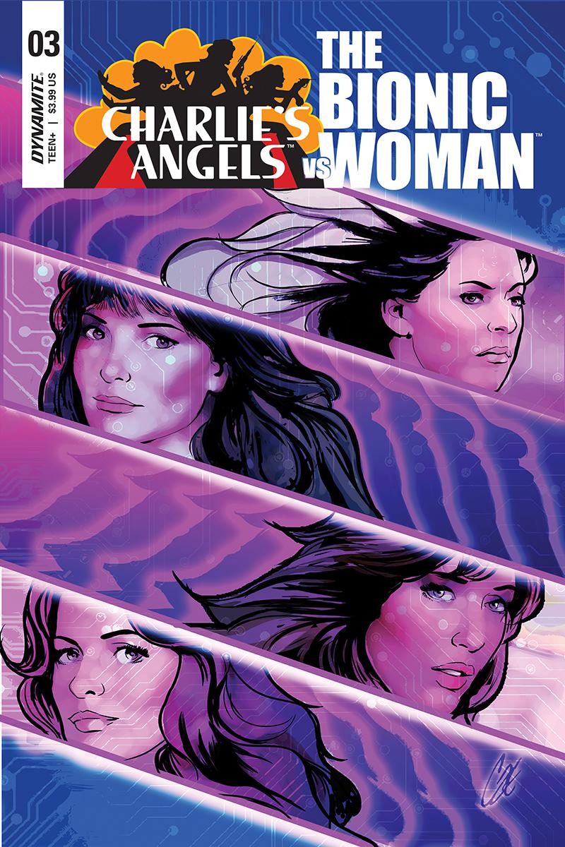 Charlies Angels vs The Bionic Woman #3 Cover A Regular Cat Staggs Cover