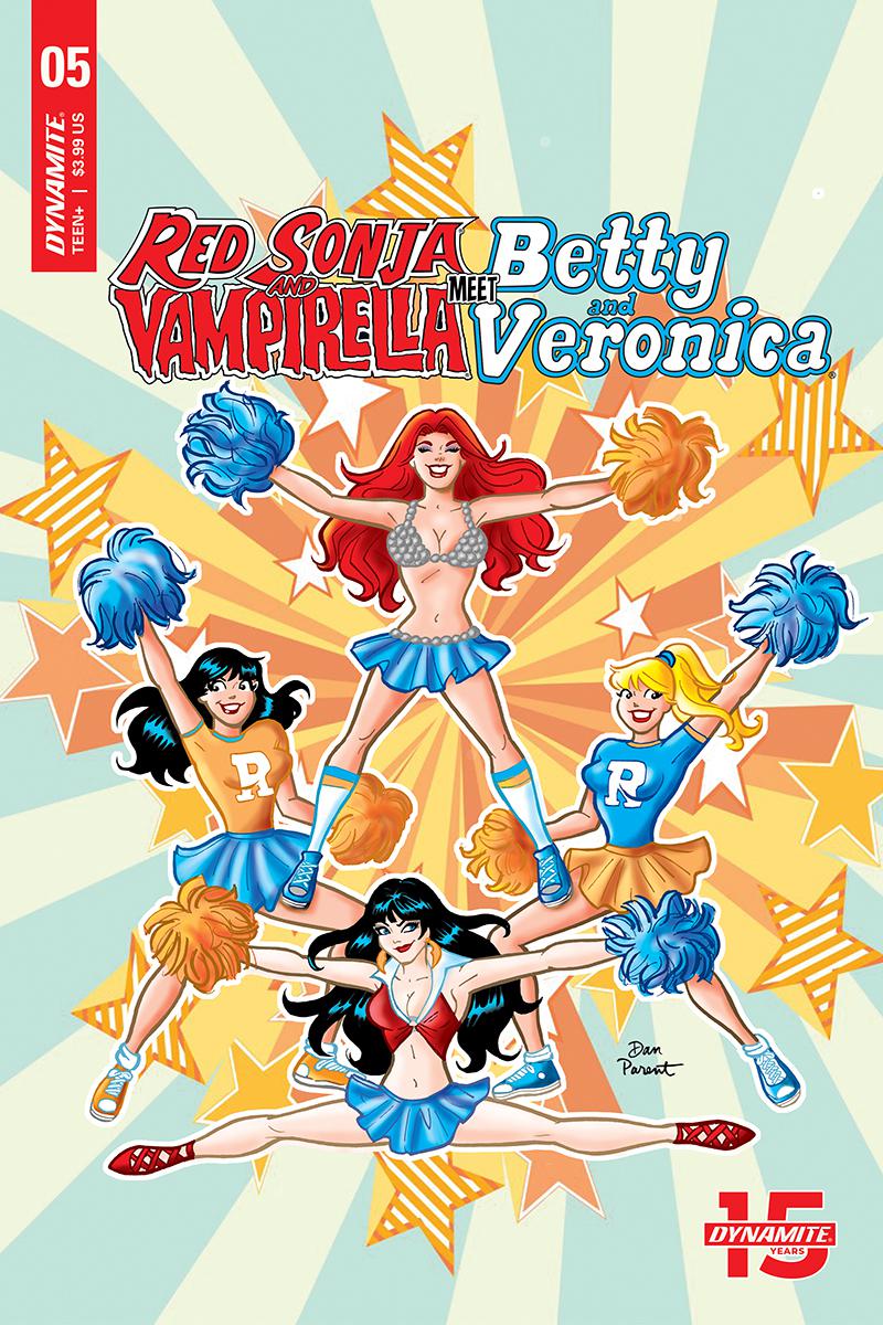 Red Sonja And Vampirella Meet Betty And Veronica #5 Cover D Variant Dan Parent Cover