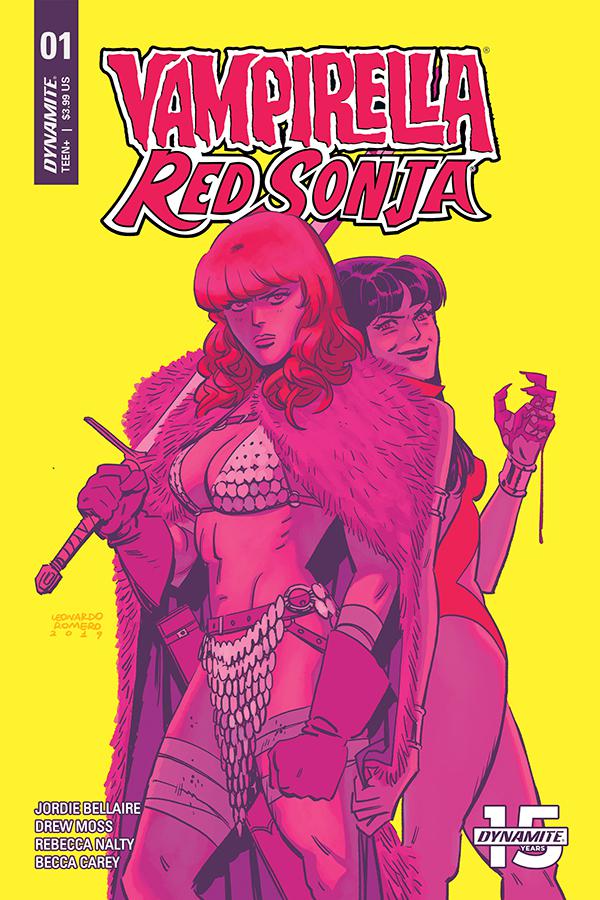 Vampirella Red Sonja #1 Cover D Variant Leonardo Romero & Jordie Bellaire Cover