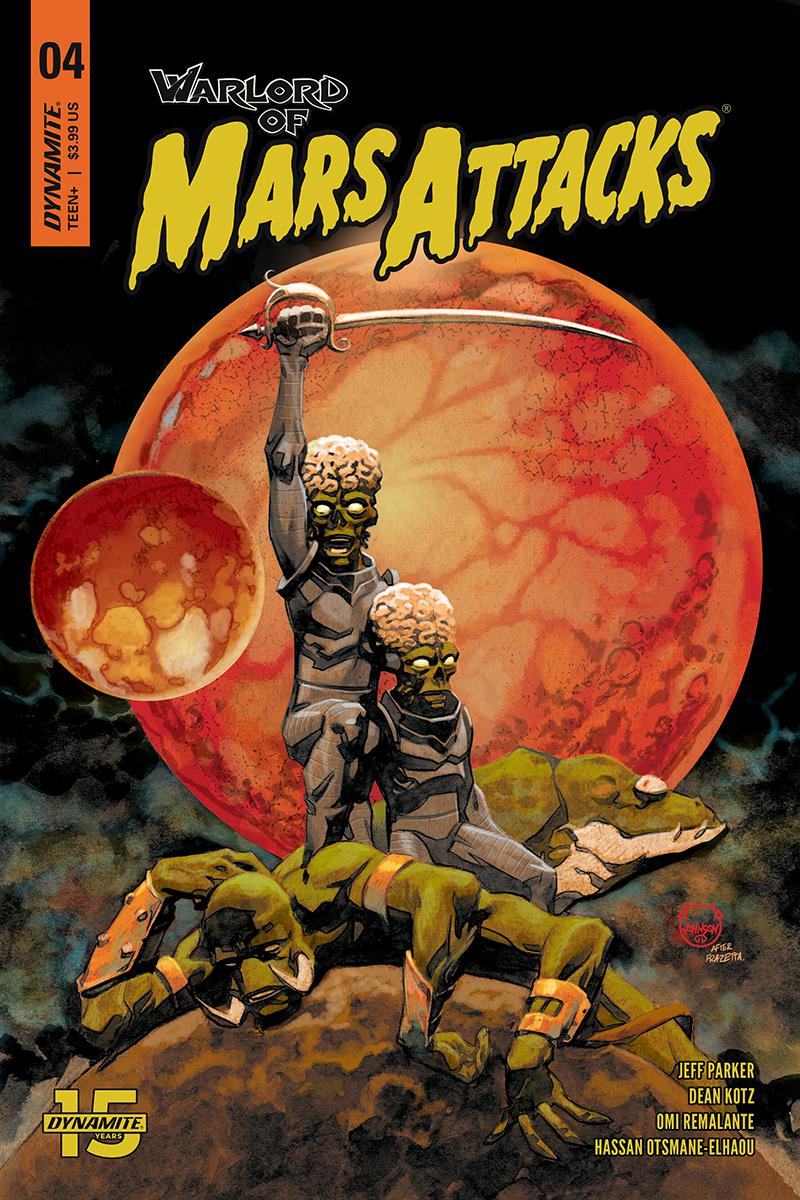 Warlord Of Mars Attacks #4 Cover A Regular Dave Johnson Cover
