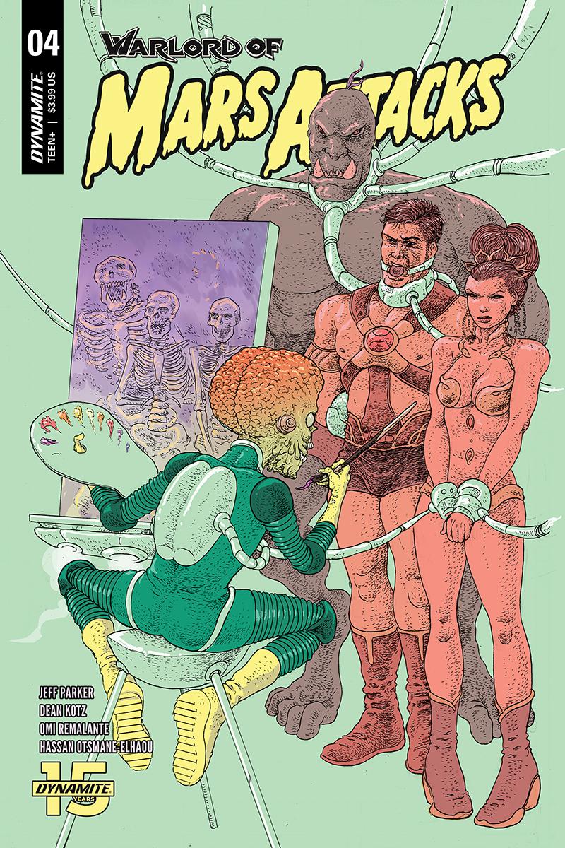 Warlord Of Mars Attacks #4 Cover C Variant Ramon Villalobos Cover