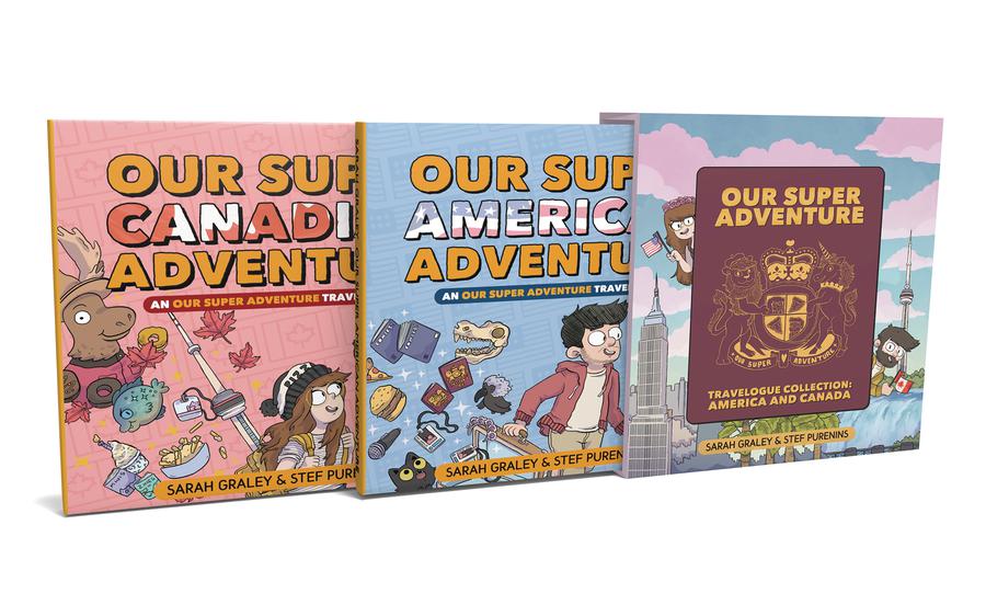 Our Super Adventure Travelogue Collection America And Canada HC Box Set