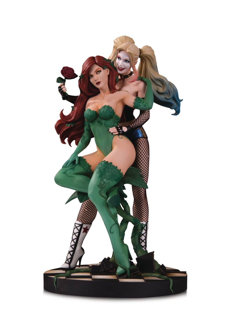 DC Comics Designer Series Harley Quinn & Poison Ivy By Emanuela Lupacchino Statue