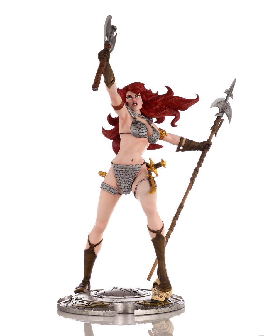 Red Sonja 45th Anniversary Collectors Statue By Frank Thorne