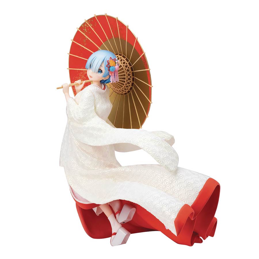 ReZero Starting Life In Another World Rem Shiromuku Version 1/7 Scale PVC Figure