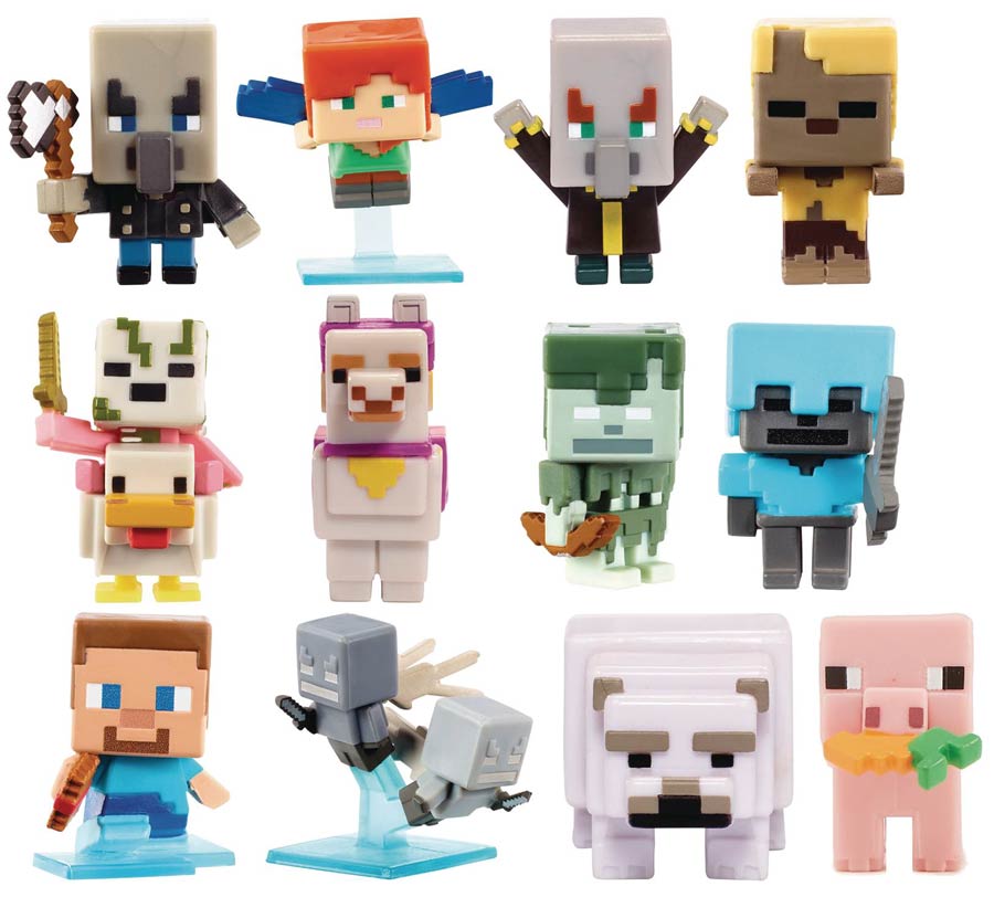 Minecraft Mini Figure Blind Mystery Box Display 201901