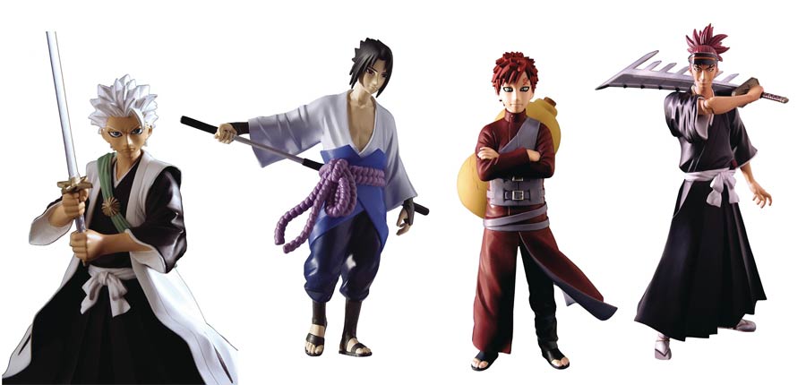 Bleach & Naruto Shippuden 6-Inch Deluxe Action Figure Assortment Case
