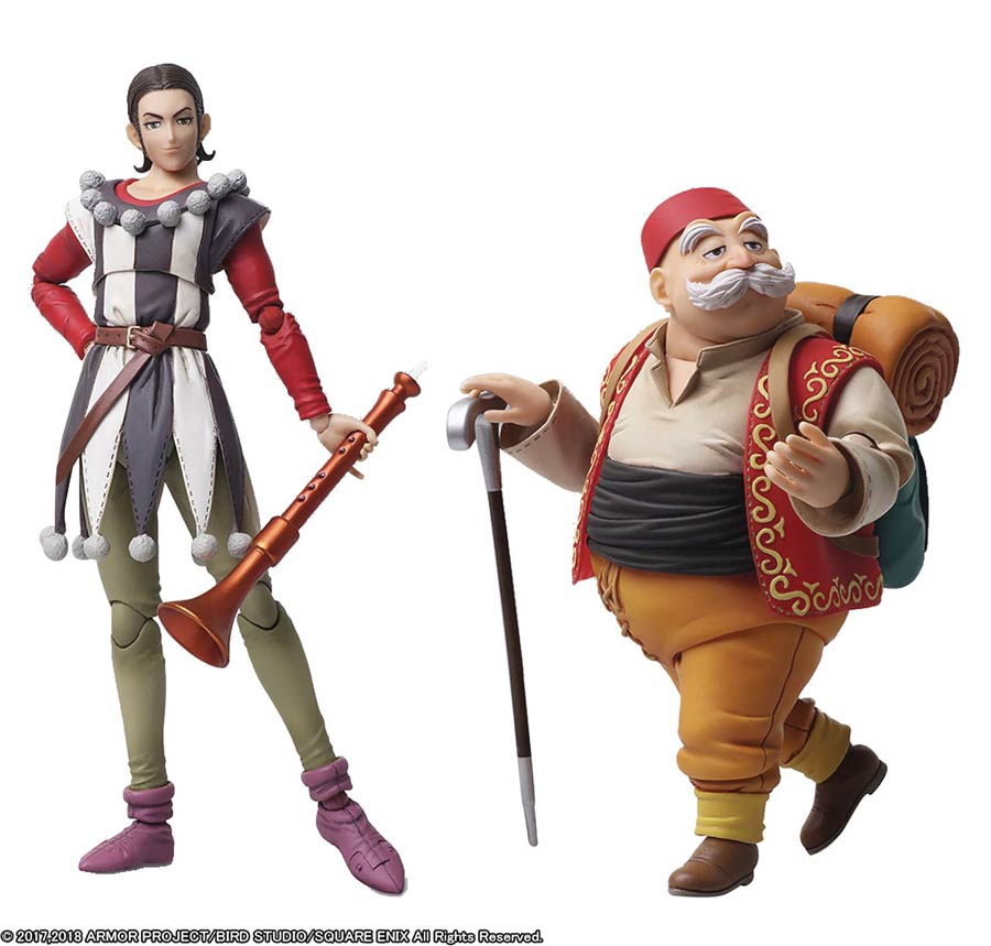 Dragon Quest XI Bring Arts Action Figure Set - Sylvando & Rab