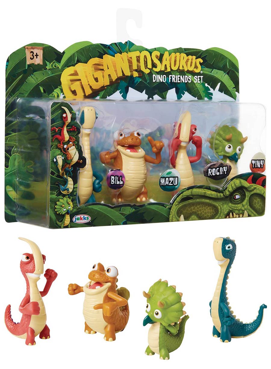 Gigantosaurus 4-Pack Figure Case