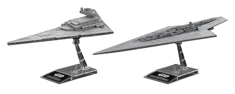 Star Wars 1/100000 & 1/14500 Kit - Super Star Destroyer & Star Destroyer Set