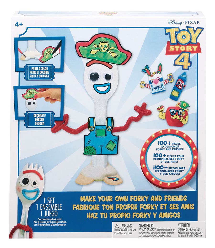 Toy Story 4 Make Your Own Forky & Friends Craft Set Case