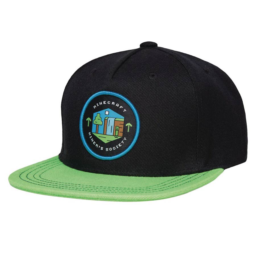 Minecraft Miners Society Snapback Hat