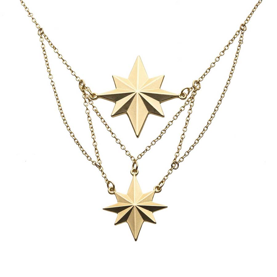 Captain Marvel Tier Star Necklace