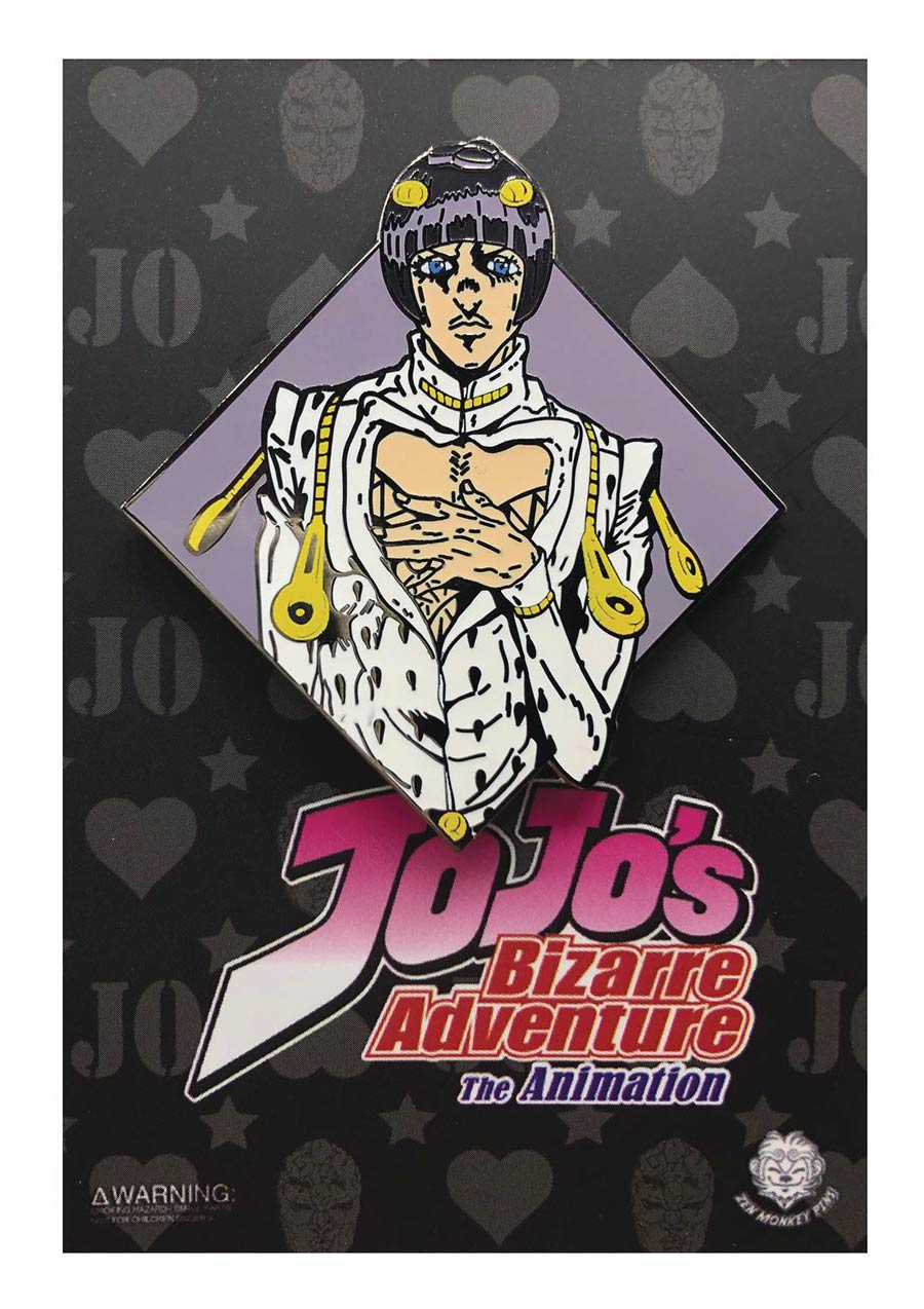 JoJos Bizarre Adventure Diamond Is Unbreakable Pin - Bruno Bucciarati