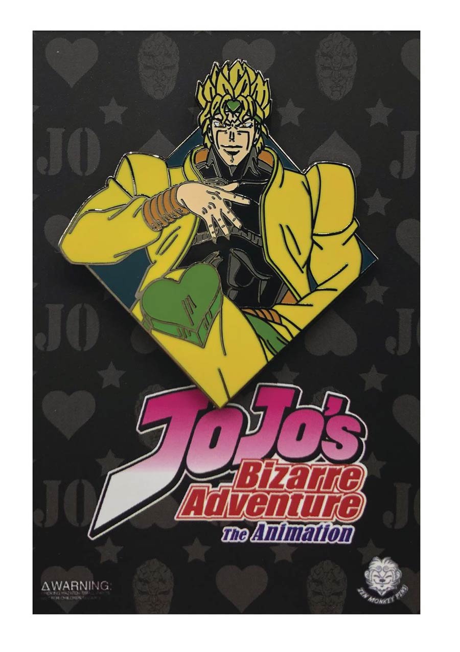 JoJos Bizarre Adventure Diamond Is Unbreakable Pin - Dio
